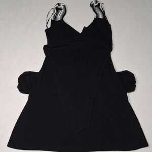 Guess Black Dress with Striped Accents